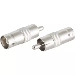 Adapteris BNC uz RCA ShiverPeaks 98817 — video/audio savienotājs, 1×BNC (vīrietis) uz 1×RCA (sieviete)