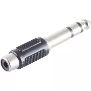 Audio adapter ShiverPeaks 57074 — 6.3 mm (1/4") stereo plug to RCA (phono) socket