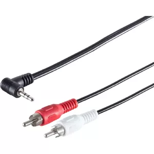 ShiverPeaks 30842 3.5mm Stereo Audio Cable with Right Angle Connector