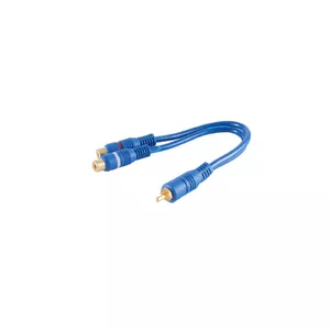 Аудиокабель RCA 2 x RCA ShiverPeaks BS40045 0.2м Синий