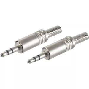 Cable adapter set ShiverPeaks 51200-M-SET2 — 3.5mm stereo metal connectors