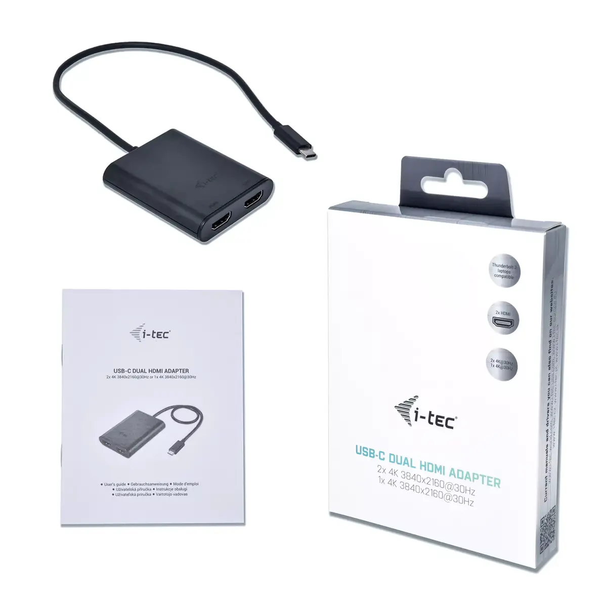 USB-C Video Adapteris i-tec C31DUAL4KHDMI Photo 4