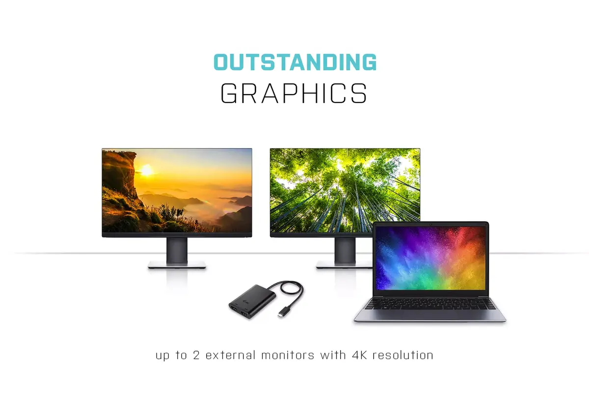 USB-C Video Adapteris i-tec C31DUAL4KHDMI Photo 10