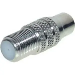 Adapteris F sieviešu uz RCA sieviešu ShiverPeaks 85325 — koaksiālais uz RCA audio/video adapteris