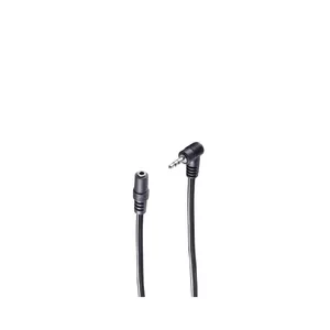 Аудиокабель ShiverPeaks BS30781 2.5mm на 3.5mm черный 0.2м