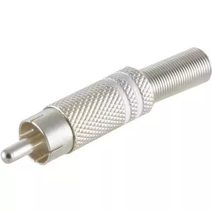 RCA (Cinch) Connector ShiverPeaks 52000-W — metal housing, 6 mm, white