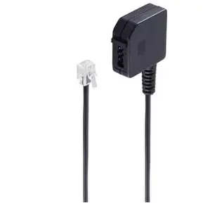 telephone cable ShiverPeaks BS71040 0.2 m Black