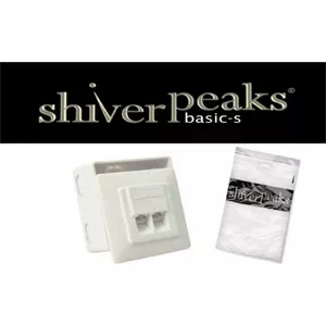 Tīkla rozete ShiverPeaks BASIC-S Cat. 5e 2-portu iestrādājama