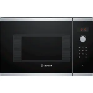 Built-in solo microwave Bosch Serie 4 BFL523MS0 — 800 W, 20 L, stainless steel/black