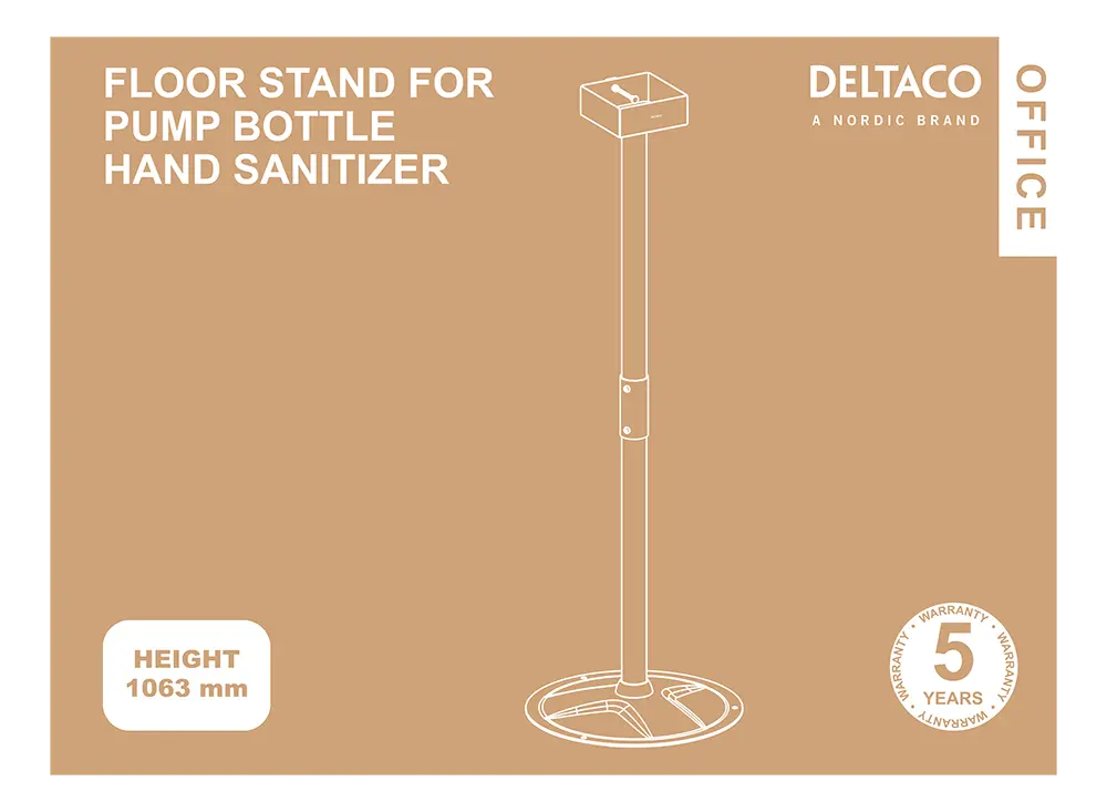 Hand sanitizer stand Deltaco DELO-0611 Photo 4