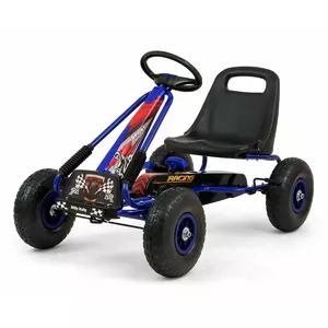 Milly Mally pedāļu gokarts Thor Blue – bērnu pedāļu braucamais milly mally
