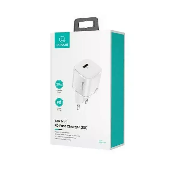 USB-C зарядное usams T36 US-CC124 20Вт Photo 2