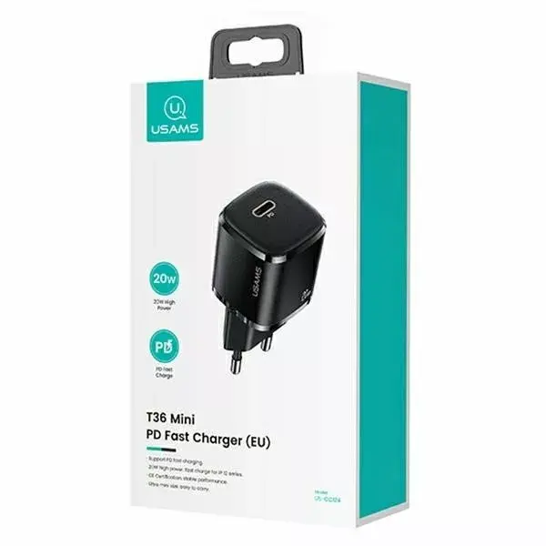 usams Lādētājs T36 USB-C + Lightning PD Photo 2