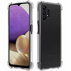 Прозрачный TPU противоударный чехол Evelatus для Samsung Galaxy A32 — военного уровня защита