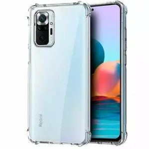 Прозрачный силиконовый противоударный чехол Evelatus для Xiaomi Redmi Note 10S / Poco M5s