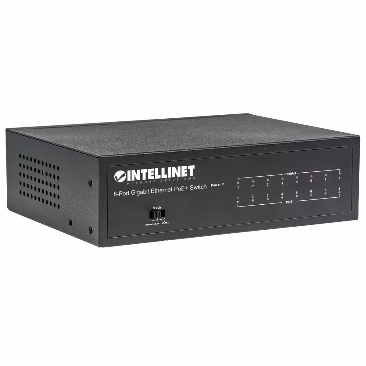 Managed Switch Intellinet 8-Port Gigabit Ethernet PoE+ Photo 3