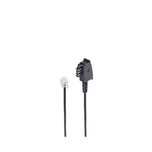 Telephone Cable ShiverPeaks BS70105 15m Black