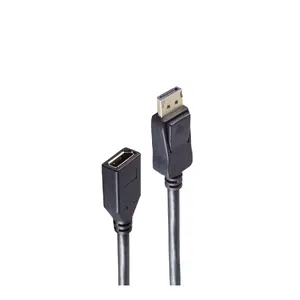 DisplayPort kabelis ShiverPeaks BS10-48045 3 m Melns