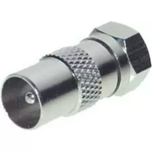 Adapter IEC plug to F plug ShiverPeaks 85323-EC — coaxial connector adapter