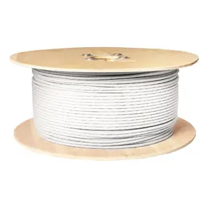 Коаксиальный кабель S/CONN 81900-8-500 500 м Черный Белый