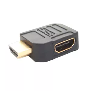 HDMI male to female connector ShiverPeaks 77412 Black
