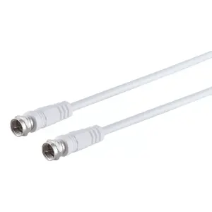 Coaxial Cable ShiverPeaks 80097-32 7.5 m F-type White