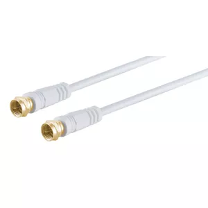 Коаксиальный кабель S/CONN 80095-G-128CP 5 м F-type белый