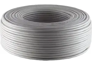 Telephone cable ShiverPeaks 76840-5, 2x2x0.6 mm round, 5.0 m