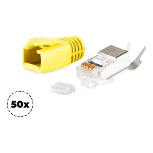 Разъем RJ-45 ShiverPeaks 72067-50Y Желтый