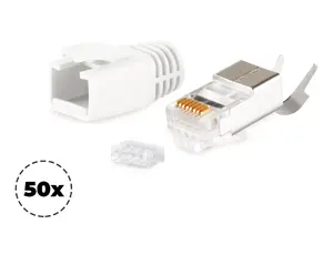 Соединитель провода RJ-45 белый S/CONN 72067-50W