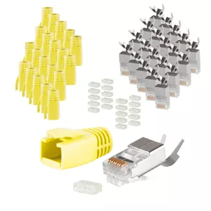 Wire Connector RJ-45 ShiverPeaks 72067-20Y Yellow