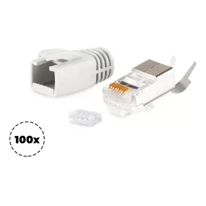 Разъем RJ-45 ShiverPeaks 72067-100GR Серый