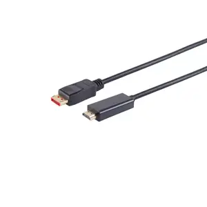 Video kabeļa adapteris S/CONN 10-71065 7.5m DisplayPort uz HDMI