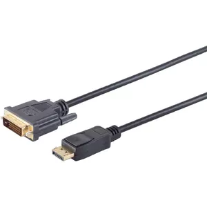 DisplayPort to DVI cable ShiverPeaks 10 m, male-to-male, model 77498-1