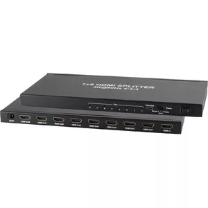 HDMI-разветвитель ShiverPeaks 05-10003 — 1 вход на 8 выходов, поддержка 4K2K 60Hz