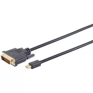 DisplayPort to DVI-D Cable ShiverPeaks 10-55025 — 1 m, DP to DVI-D (single-link)