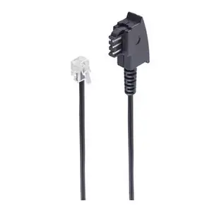 телефонный кабель ShiverPeaks BS70096 6 м Черный