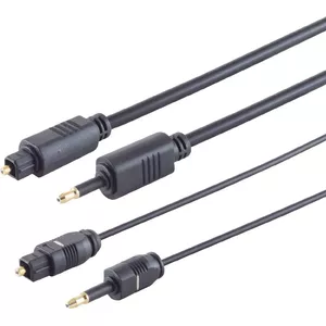 Optical cable ShiverPeaks 69012-V Toslink to 3.5mm, 0.5 m length