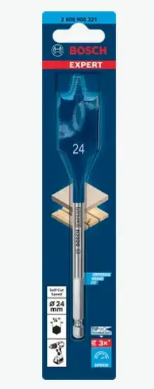 Bosch Expert SelfCut Speed Spade Drill Bit Photo 2