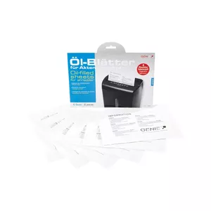 Genie 12627 papīra smalcinātāja piederums Eļļojošas loksnes 6 pcs
