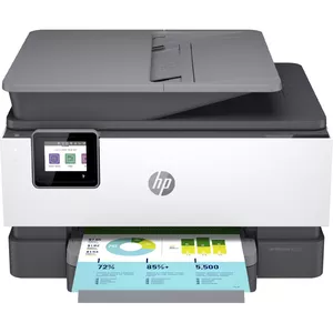 HP OfficeJet Pro HP 9012e All-in-One Printer, Color, Printeris priekš Small office, Print, copy, scan, fax, HP+; HP Instant Ink eligible; Automatic document feeder; Two-sided printing