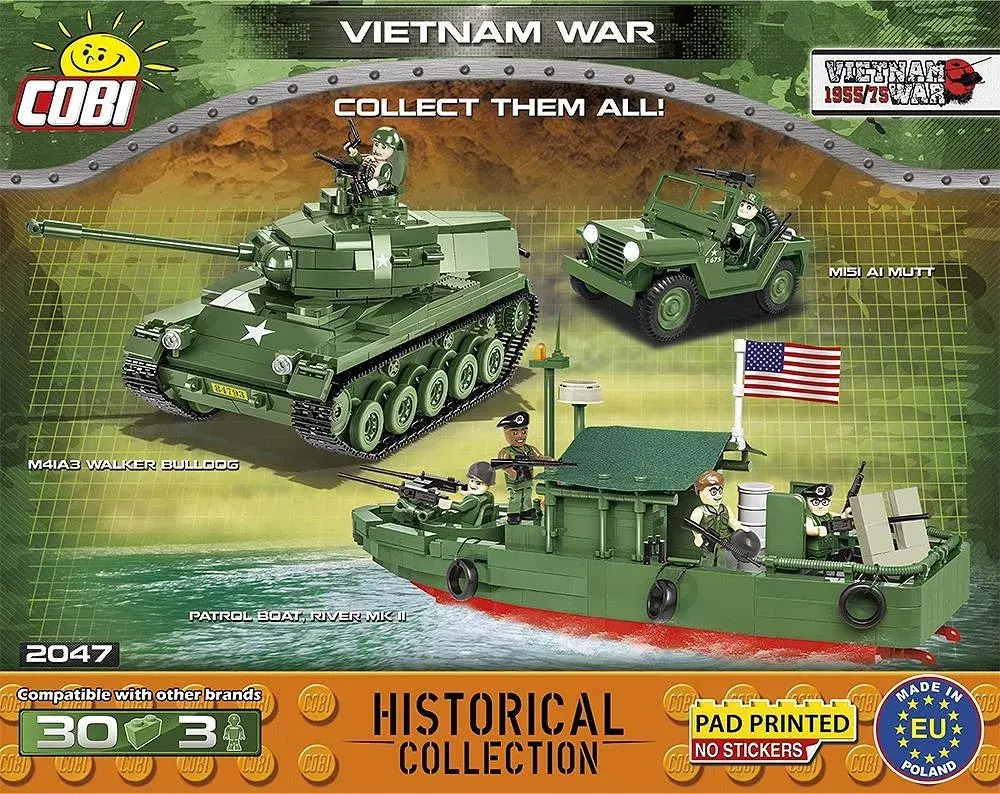 Cobi Vietnam War building blocks set, 30 pcs Photo 3