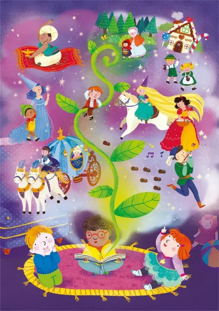 Clementoni Puzle 104 detaļas Fairy Tales Time Photo 2