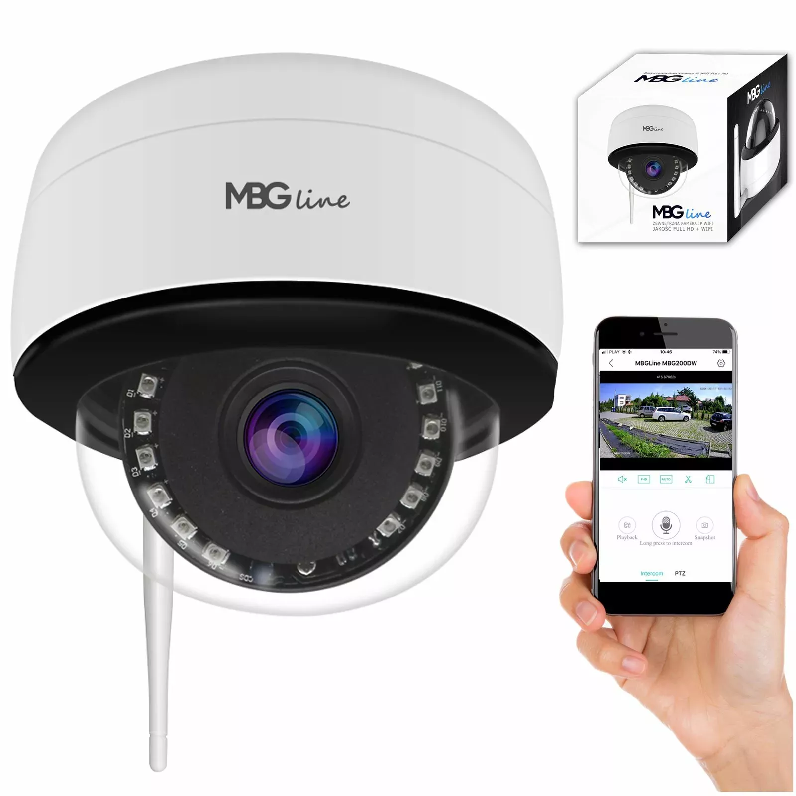 MBG Line Outdoor IP Camera MBG200DM | AiO.lv