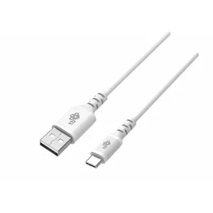 USB C cable TB AKTBXKUCMISI10W 1 m white, USB-C to USB-C data and charging cable