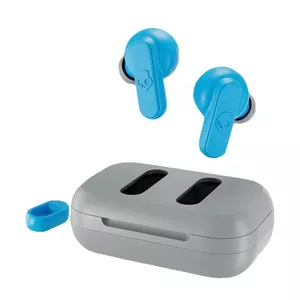 Skullcandy Dime Austiņas Bezvadu Ausīs Zvani / mūzika Micro-USB Bluetooth Zils, Gaiši Pelēks