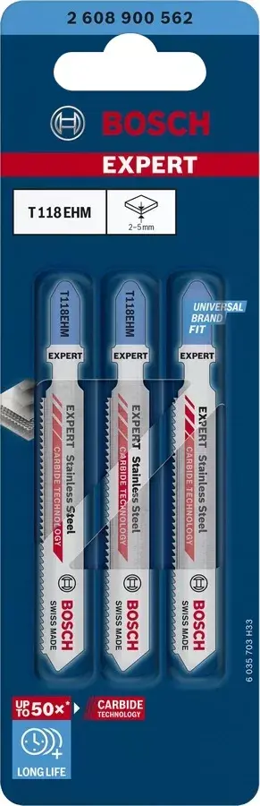 Полотно для лобзика Bosch Expert T118 EHM Photo 2