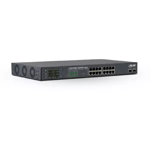 InLine PoE+ Gigabita tīkla slēdzis 24 porti 1 Gb/s 2xSFP 19" 1U