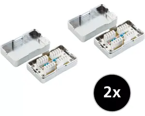 Network Extension ShiverPeaks 75001-SET2 Cat. 6 2-pack — Ethernet cable set, Cat6 performance
