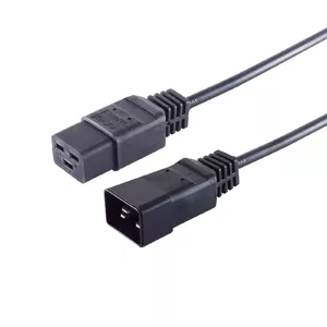 Силовой кабель черный S/CONN 60016-5 5м IEC C20 IEC C19